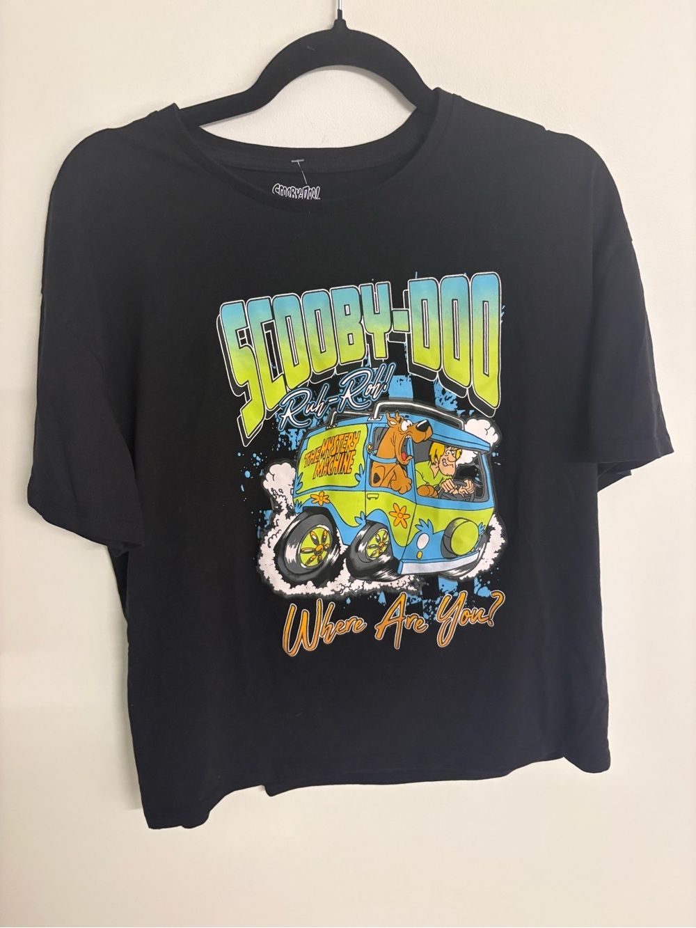 Scooby-Doo Graphic Tee - Black Short Sleeve Top